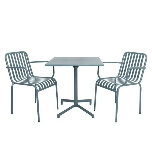 2 Seater Dorthy Steel Outdoor Bistro Set
