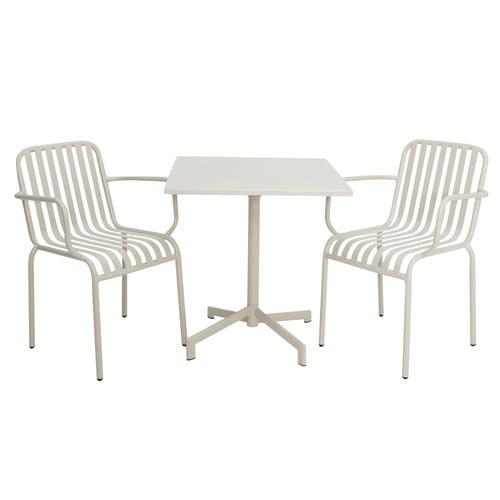 2 Seater Dorthy Steel Outdoor Bistro Set