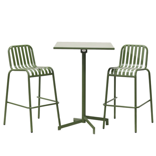 2 Seater Harvi Steel Outdoor Bistro Set