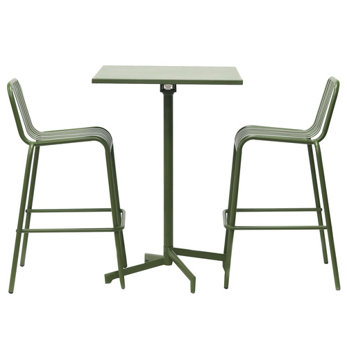 2 Seater Harvi Steel Outdoor Bistro Set