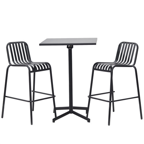 2 Seater Harvi Steel Outdoor Bistro Set