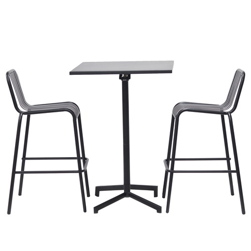 2 Seater Harvi Steel Outdoor Bistro Set