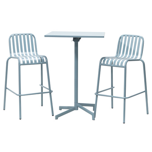 2 Seater Harvi Steel Outdoor Bistro Set