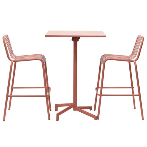 2 Seater Harvi Steel Outdoor Bistro Set
