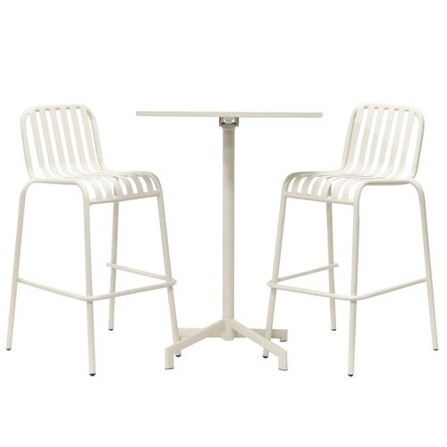 2 Seater Harvi Steel Outdoor Bistro Set