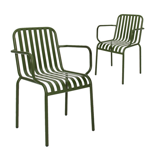 Brian Steel Outdoor Dining Chairs