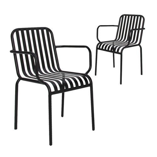 Brian Steel Outdoor Dining Chairs