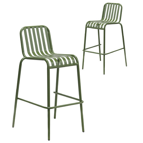 72cm Randall Steel Outdoor Bar Stools