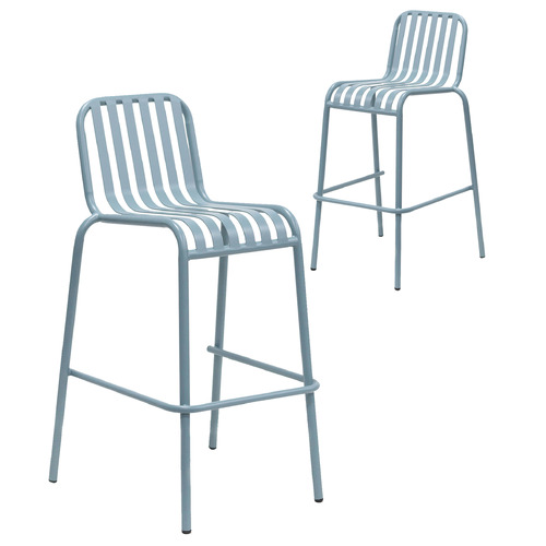 72cm Randall Steel Outdoor Bar Stools
