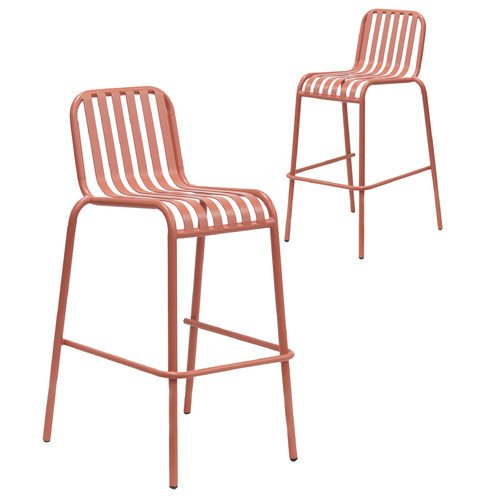 72cm Randall Steel Outdoor Bar Stools