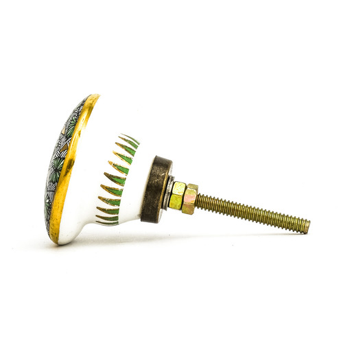 Round Tropical Butterfly Knob