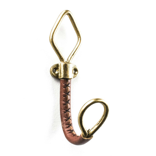 Single Leather Wall Hook