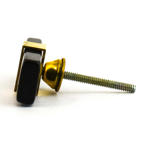 Rectangle Resin & Brass Pull