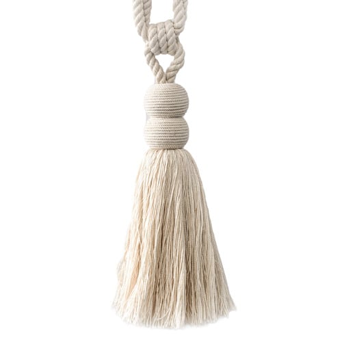Double Sphere Cotton Curtain Tie Back