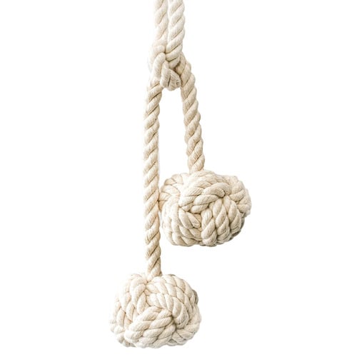 Double Knot Cotton Curtain Tie Back
