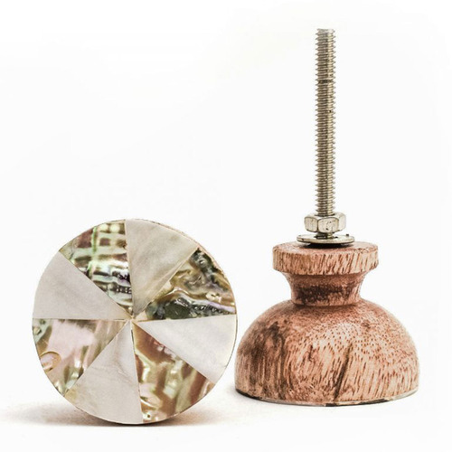 Pinwheel Shell Knob