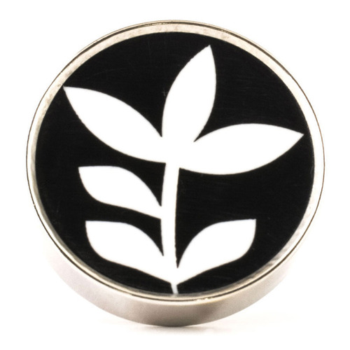 Monochrome Leaf Knob