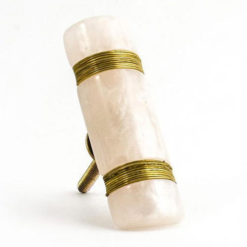 Gold Metal & Resin Knob