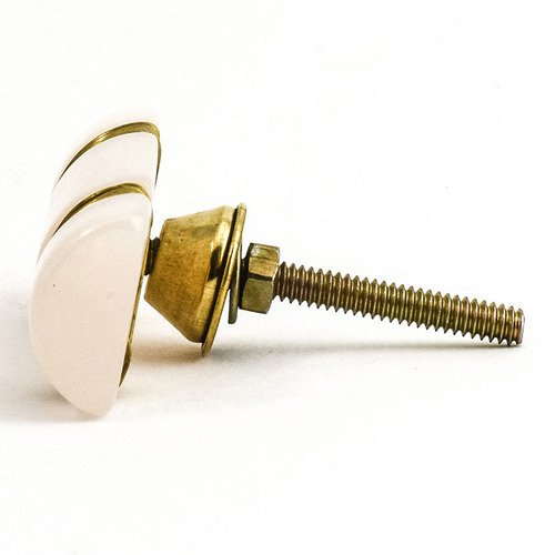 Gold Metal & Resin Knob
