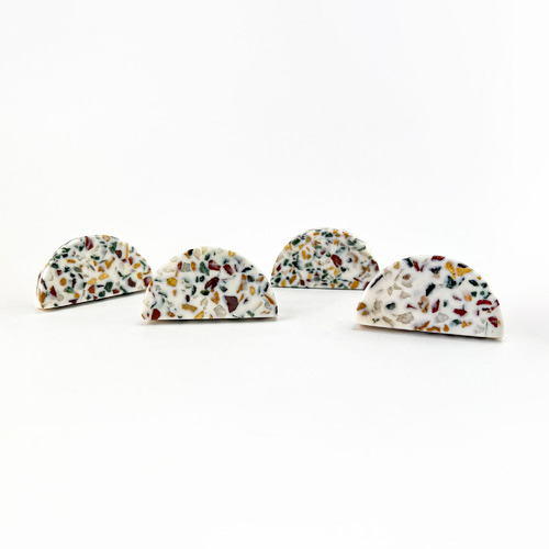 Half Moon Terrazzo Knob