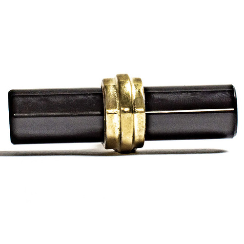 Black Glass T-Bar Cabinet Pull Handle