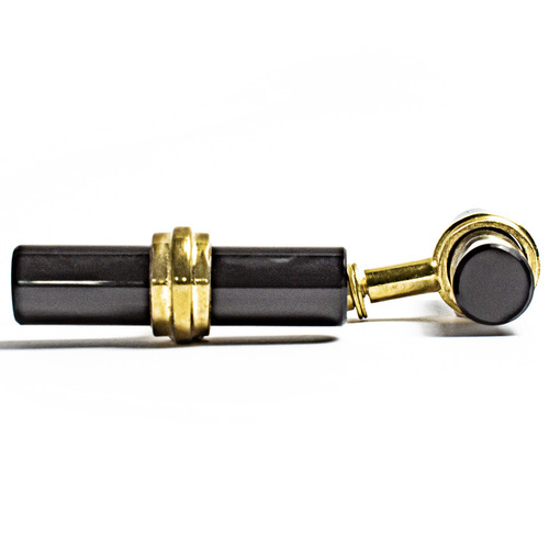 Black Glass T-Bar Cabinet Pull Handle