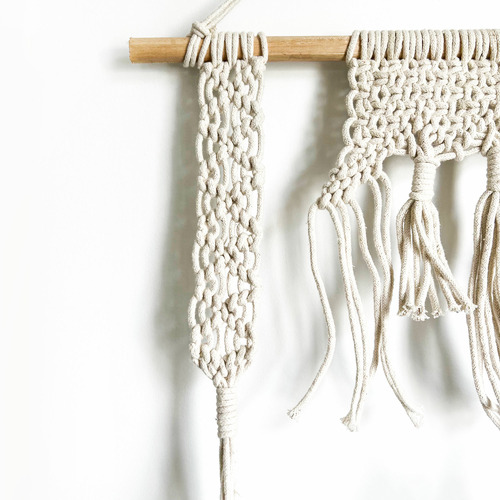 Do.Up Macrame Cotton Hanging Wall Shelf | Temple & Webster