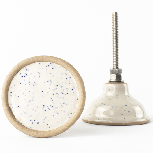 Speckled Ceramic Cabinet Knob