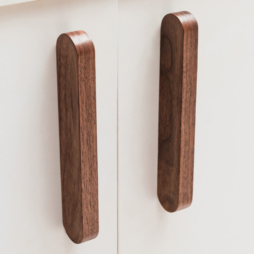 Blyth Walnut Wood Baton Cabinet Handle