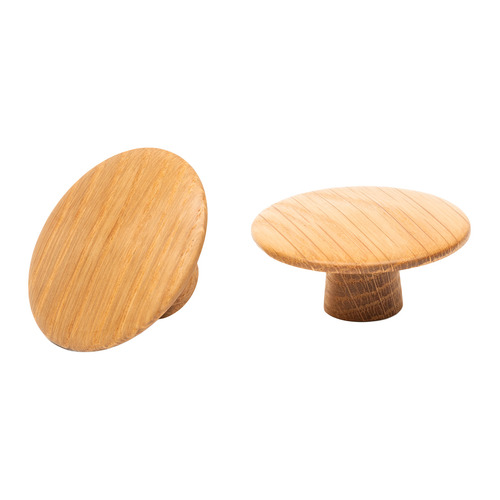 Blyth Oak Wood Disc Knob