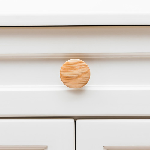 Blyth Oak Wood Disc Knob