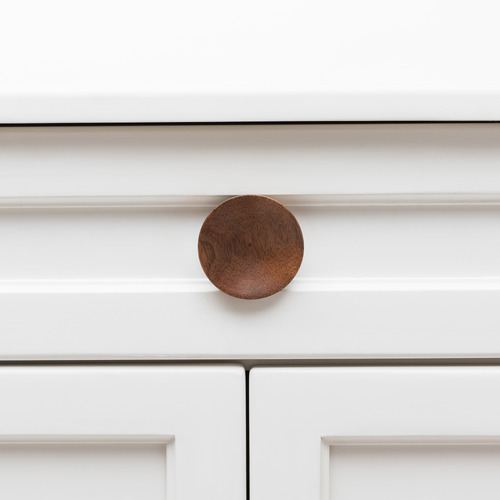 Blyth Walnut Wood Concave Knob