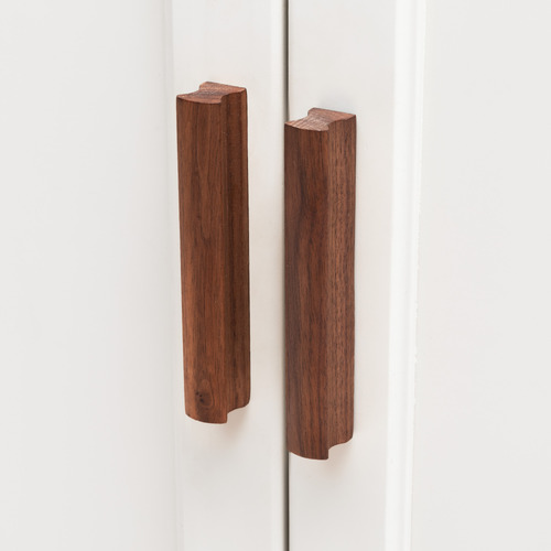 Loch Walnut Sleek Cabinet Handle