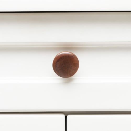 Loch Walnut button Round Knob