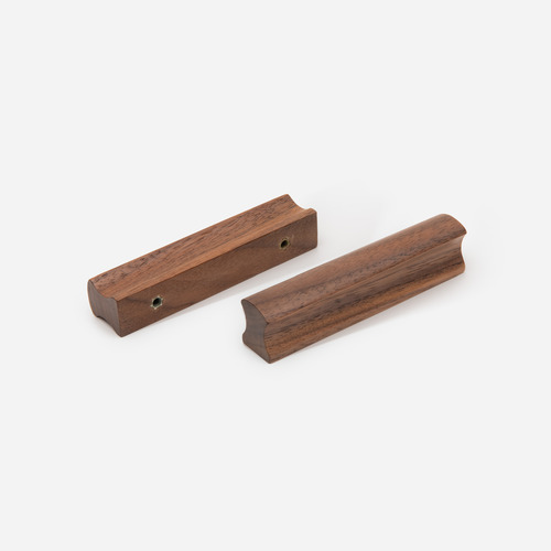 Loch Walnut Sleek Cabinet Handle