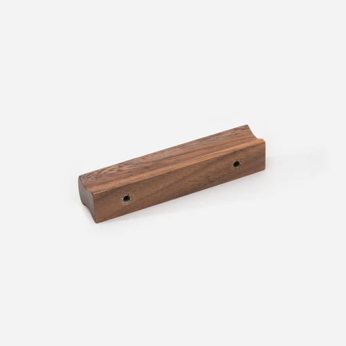 Loch Walnut Sleek Cabinet Handle