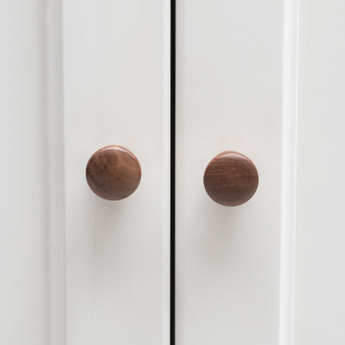 Loch Walnut Cylinder Knob