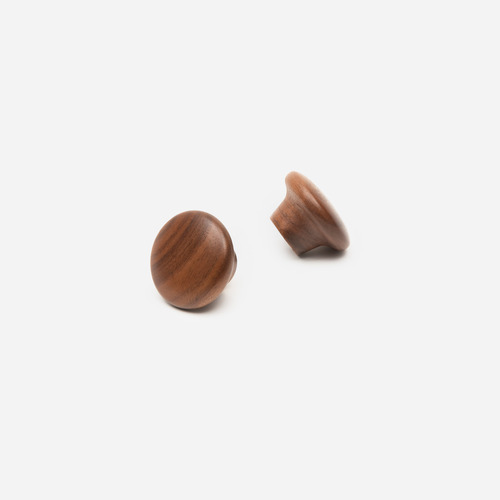 Loch Walnut button Round Knob