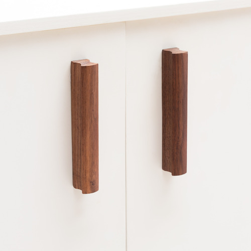 Loch Walnut Sleek Cabinet Handle