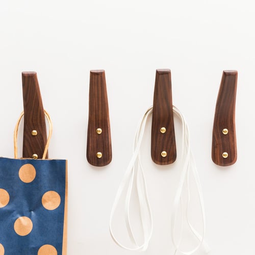 Walnut Wood Bend Hook
