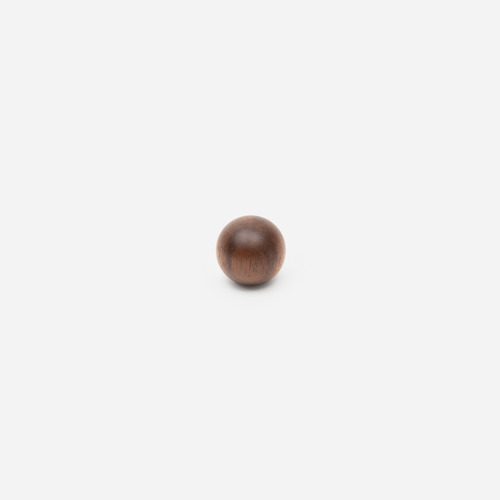 Loch Walnut Sphere Knob