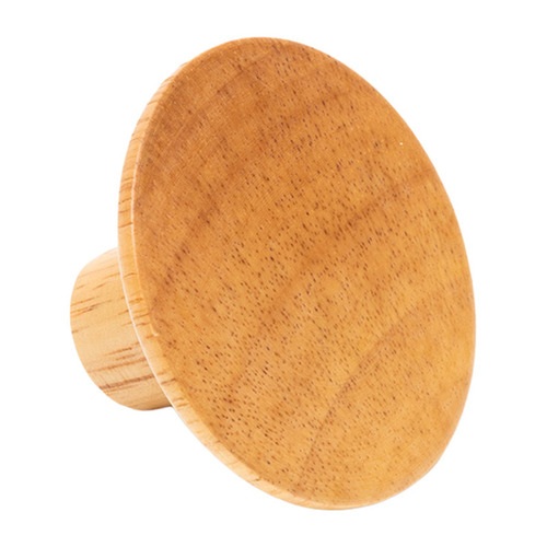 Round Rubberwood Wall Hook