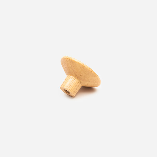 Round Rubberwood Wall Hook