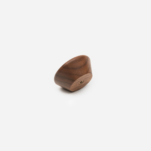 Loch Walnut Cone Knob