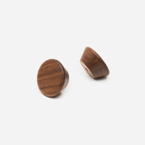 Loch Walnut Cone Knob