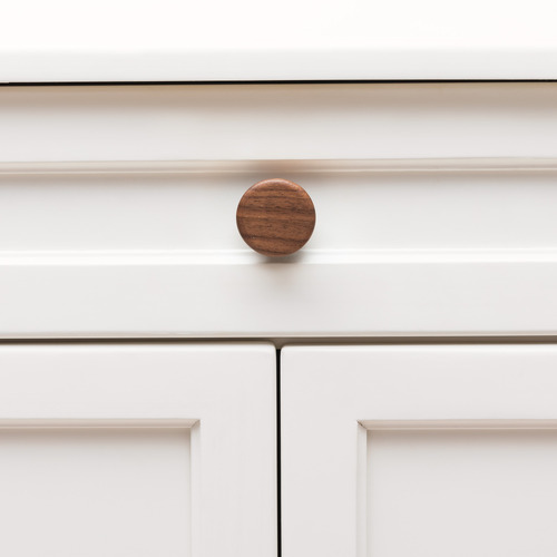 Loch Walnut Cone Knob