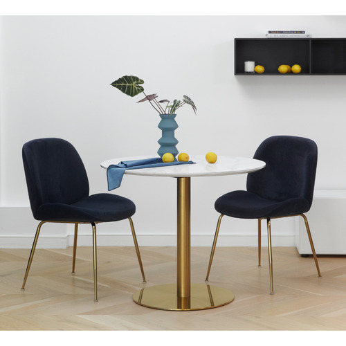 Keys Road Designs Hage Velvet Dining Chairs Temple & ster