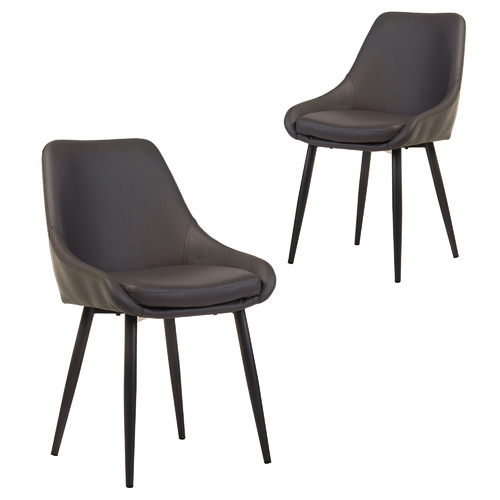 Steven Faux Leather Dining Chairs