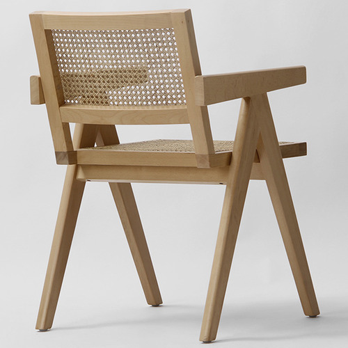 Black Yasin Rattan Armchair
