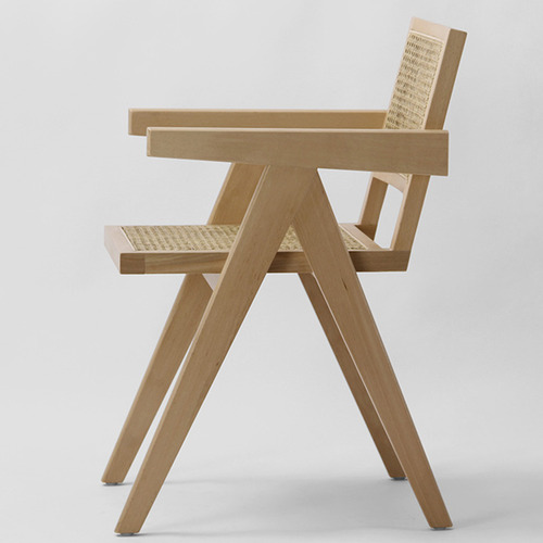 Black Yasin Rattan Armchair